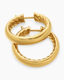 DY Mercer® Hoop Earrings 18K Yellow Gold, 25.4mm