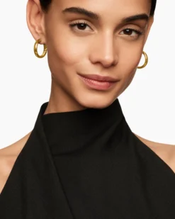 DY Mercer® Hoop Earrings 18K Yellow Gold, 25.4mm