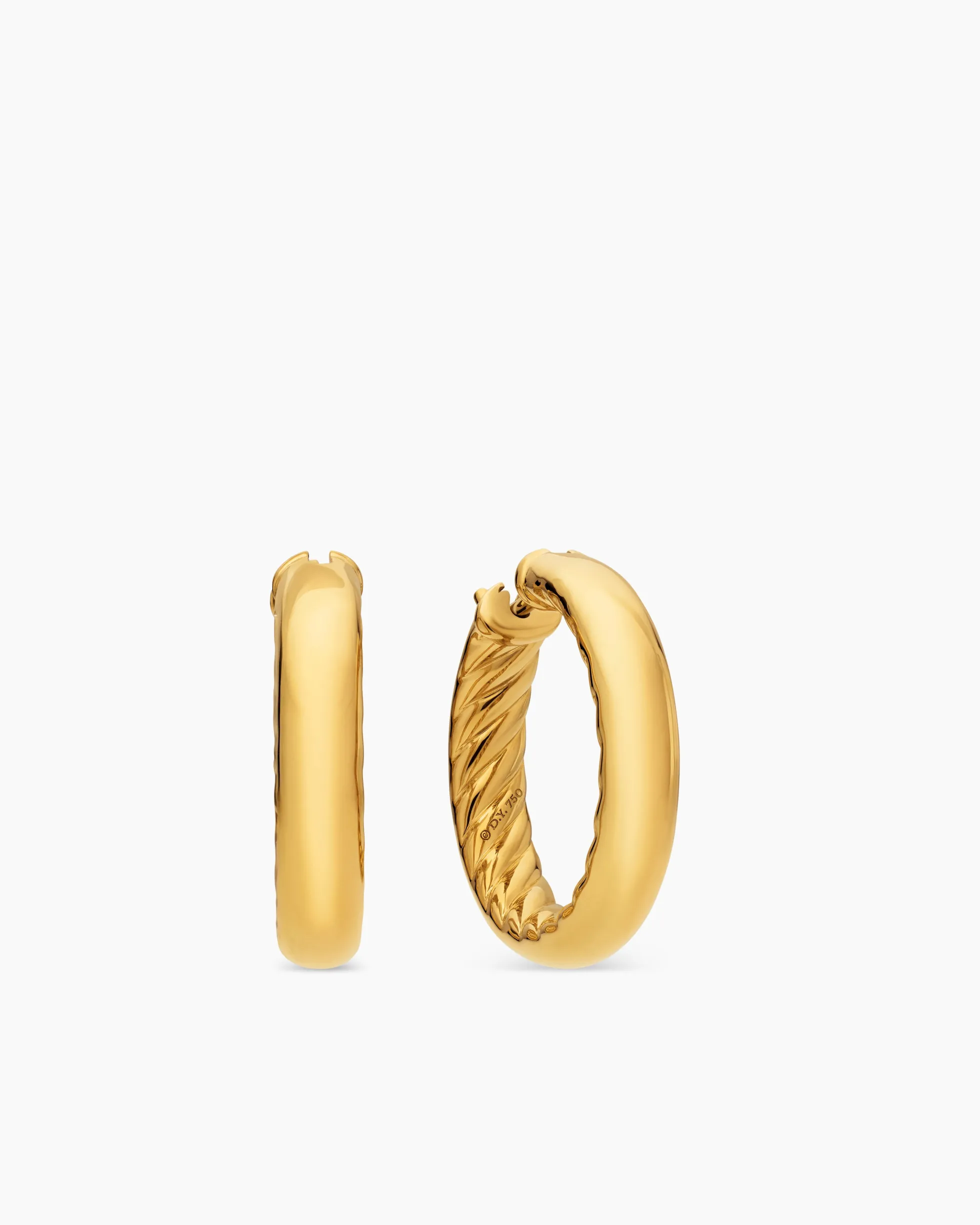 DY Mercer® Hoop Earrings 18K Yellow Gold, 25.4mm