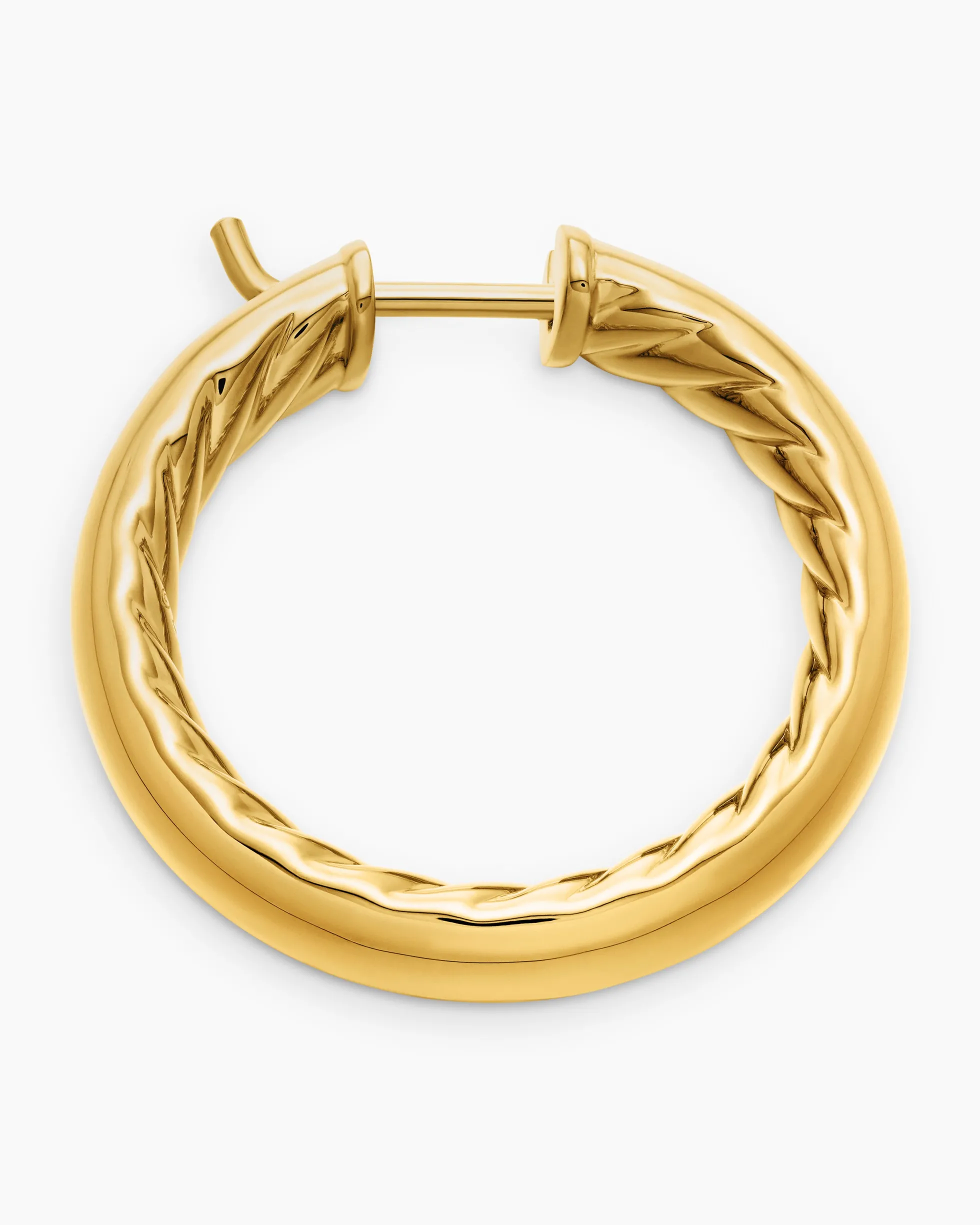 DY Mercer® Hoop Earrings 18K Yellow Gold, 25.4mm