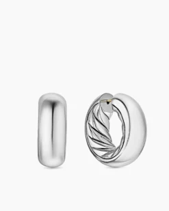 DY Mercer® Hoop Earrings Sterling Silver, 24.7mm