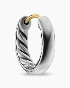 DY Mercer® Huggie Hoop Earrings Sterling Silver, 12mm