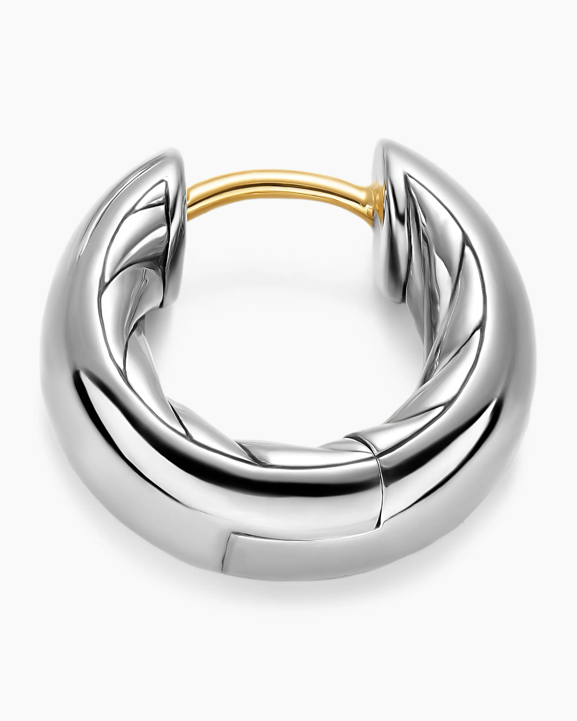 DY Mercer® Micro Hoop Earrings Sterling Silver, 13.4mm