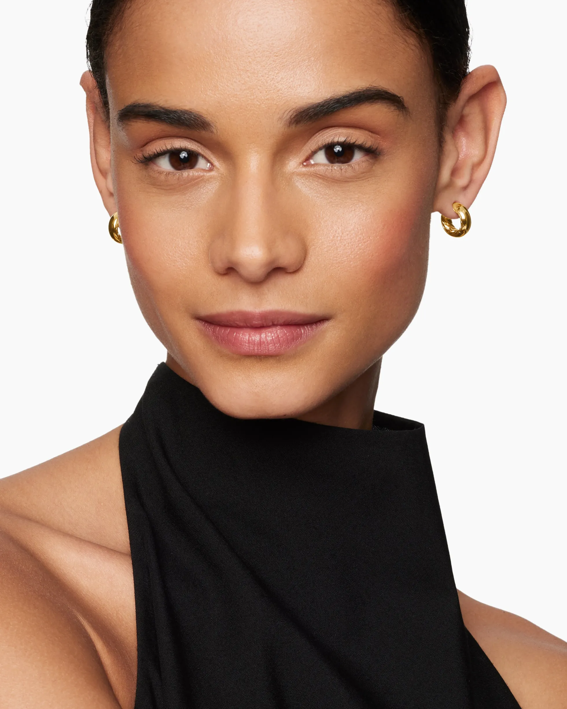 DY Mercer® Micro Hoop Earrings 18K Yellow Gold, 13.4mm