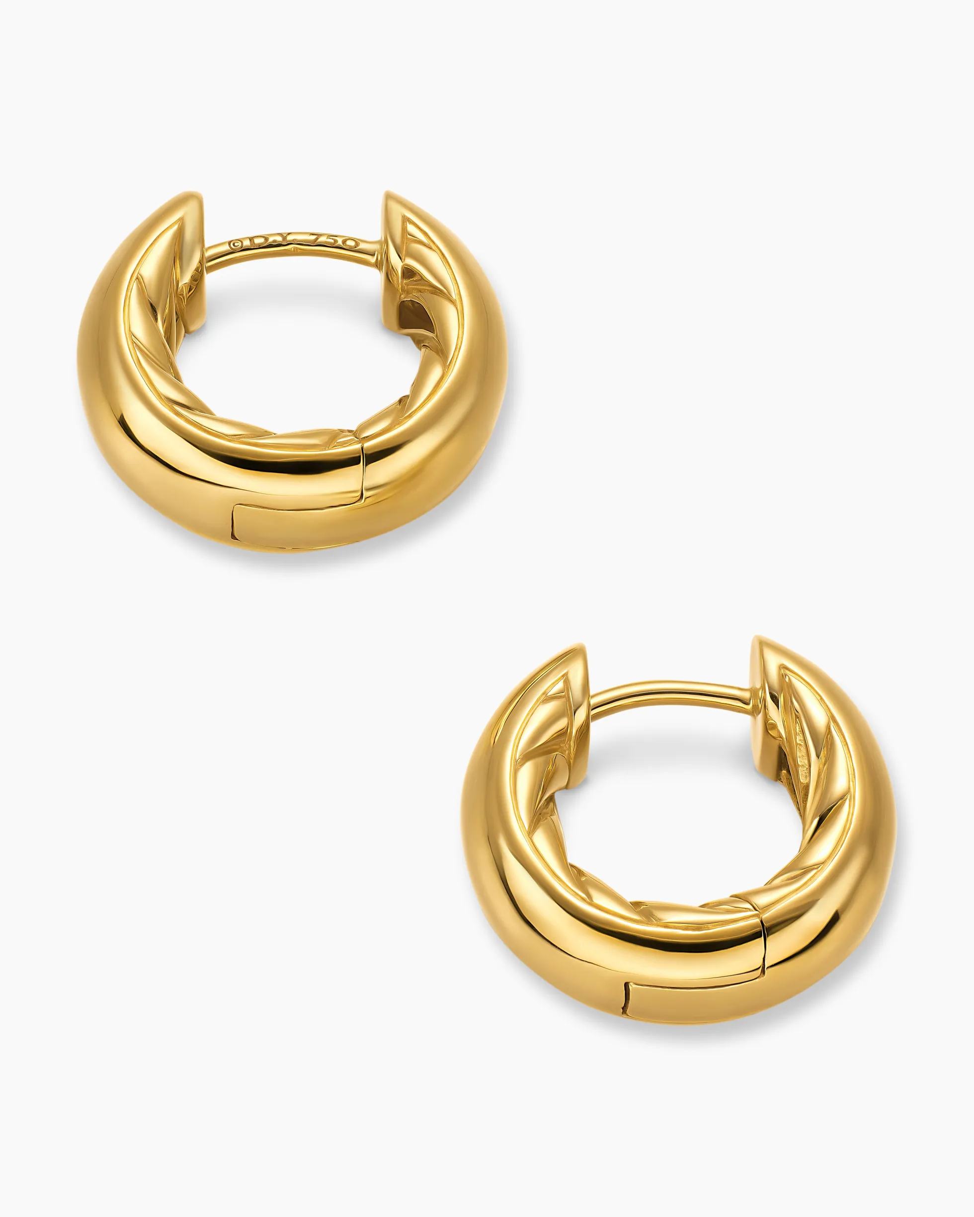 DY Mercer® Micro Hoop Earrings 18K Yellow Gold, 13.4mm