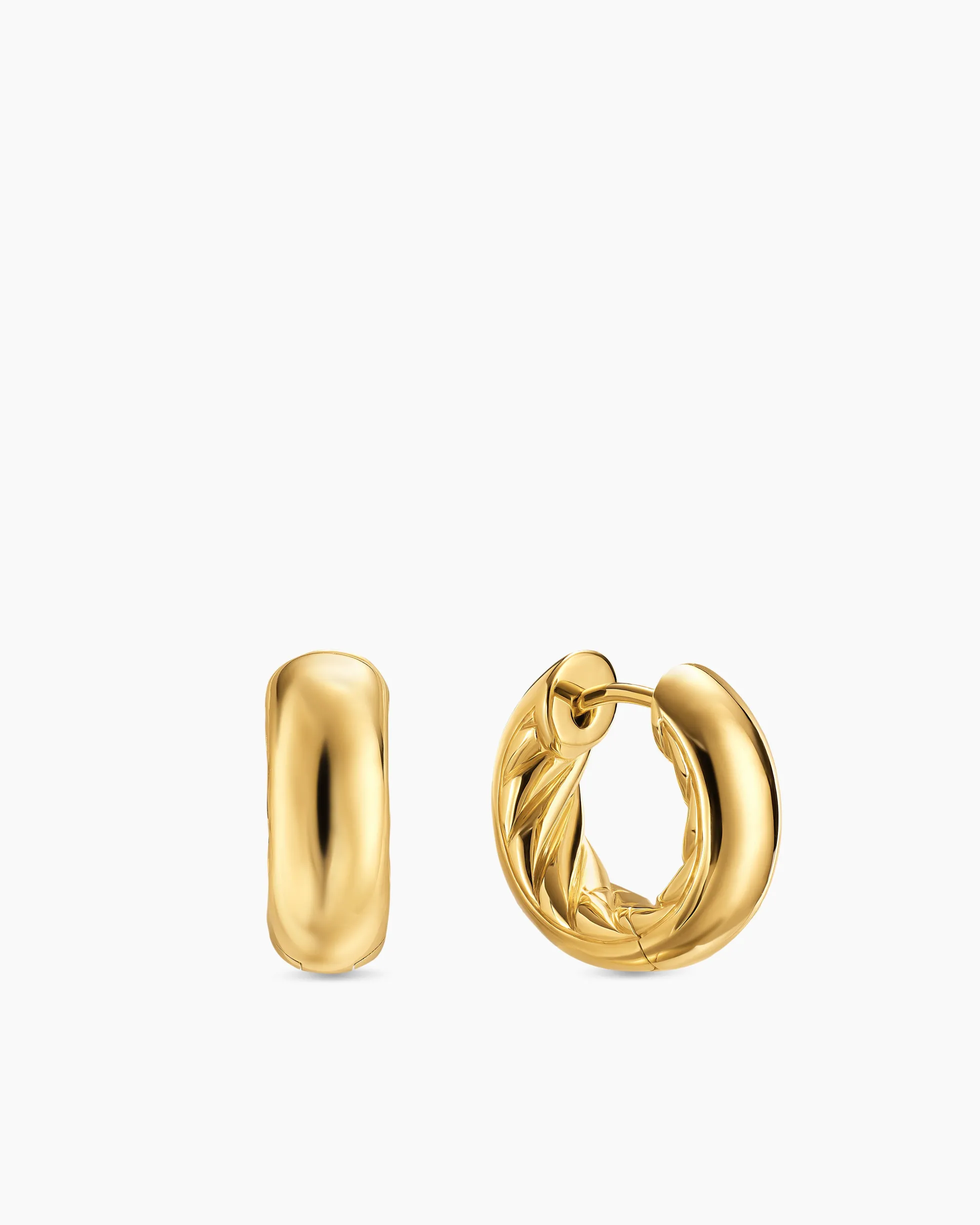 DY Mercer® Micro Hoop Earrings 18K Yellow Gold, 13.4mm