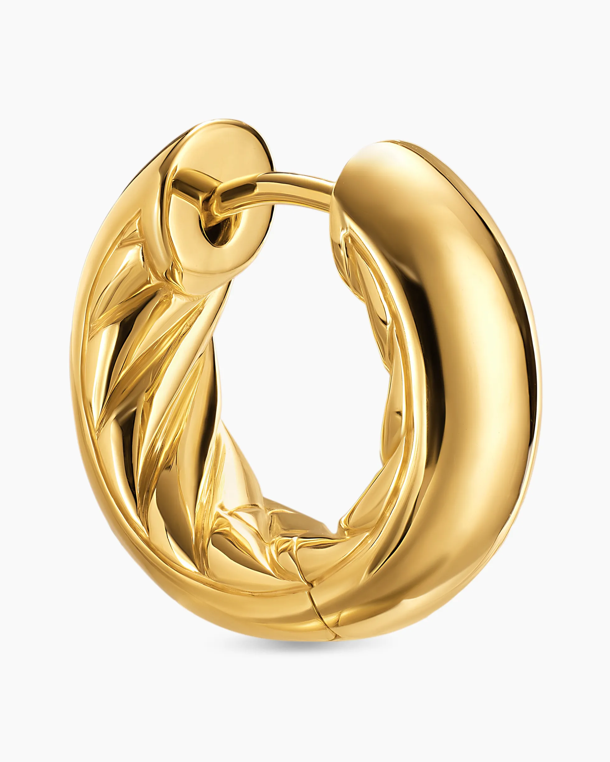 DY Mercer® Micro Hoop Earrings 18K Yellow Gold, 13.4mm