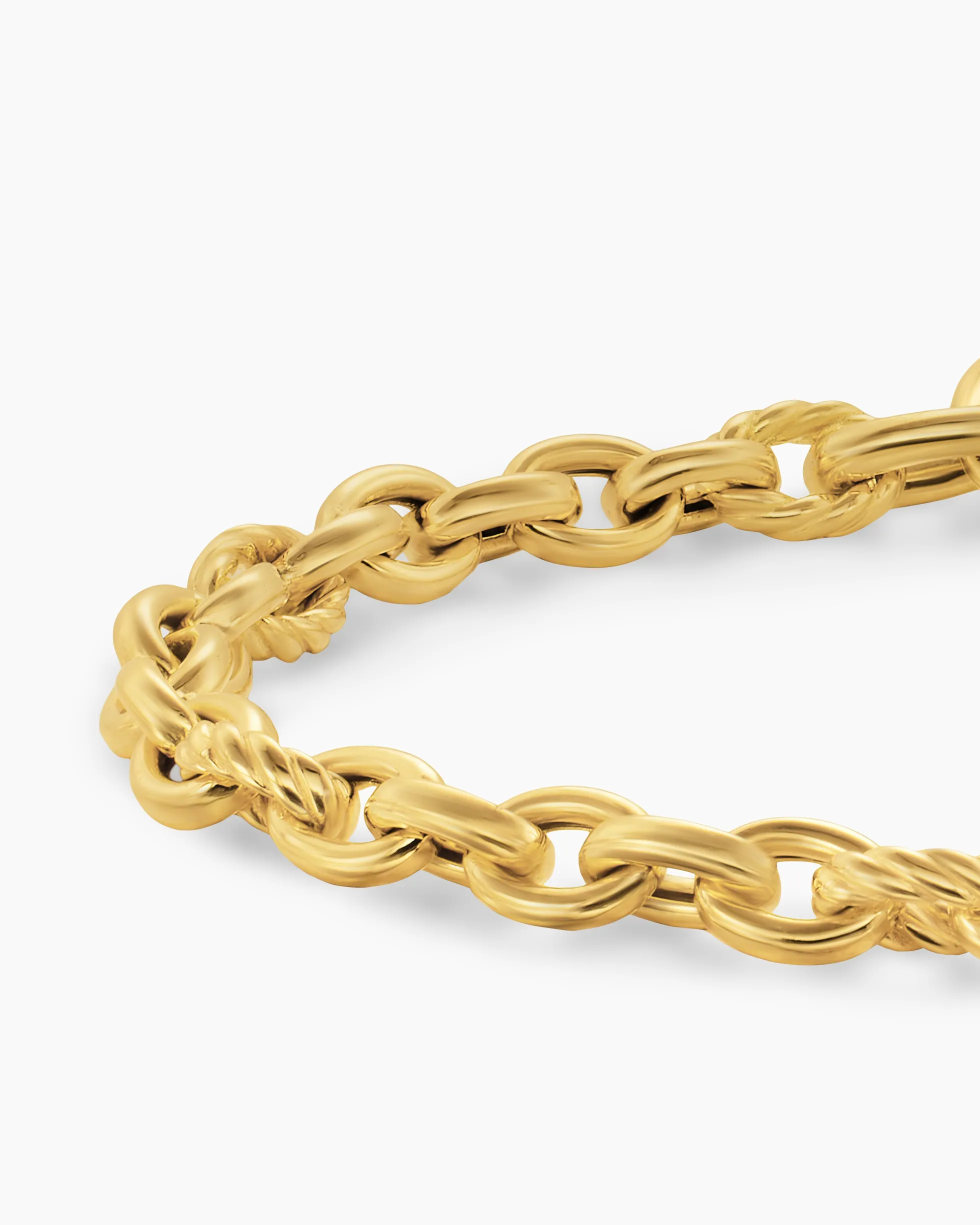 DY Mercer® Petite Chain Bracelet 18K Yellow Gold, 4.5mm