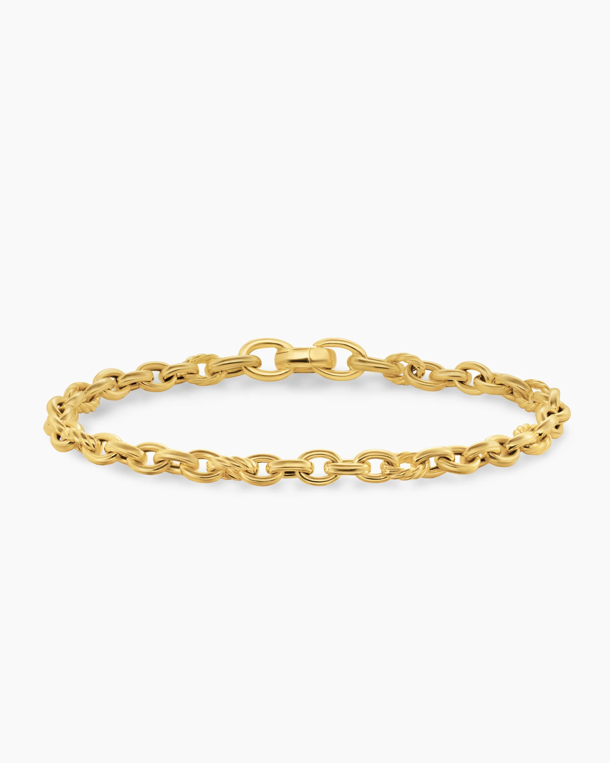 DY Mercer® Petite Chain Bracelet 18K Yellow Gold, 4.5mm