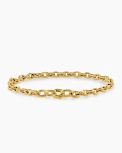 DY Mercer® Petite Chain Bracelet 18K Yellow Gold, 4.5mm