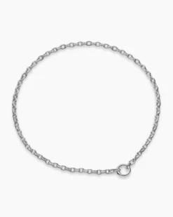 DY Mercer® Petite Chain Necklace Sterling Silver, 4.5mm