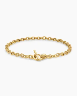 DY Mercer® Toggle Chain Necklace 18K Yellow Gold with Diamonds, 8mm