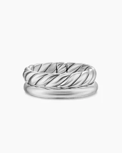 DY Mercer® Two Row Ring Sterling Silver, 8mm