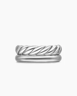 DY Mercer® Two Row Ring Sterling Silver, 8mm