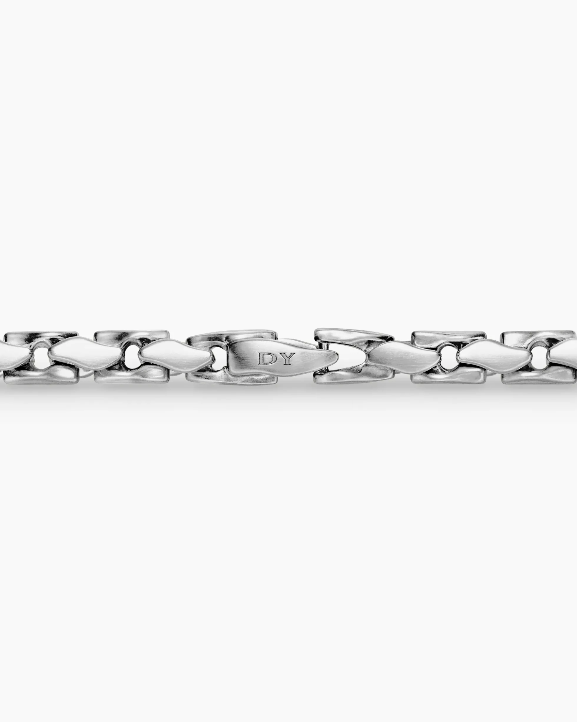 Fluted Chain Necklace Sterling Silver, 5mm