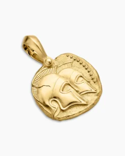 Gemini Amulet 18K Yellow Gold, 17mm