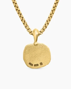 Gemini Amulet 18K Yellow Gold, 17mm