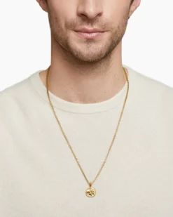 Gemini Amulet 18K Yellow Gold, 17mm