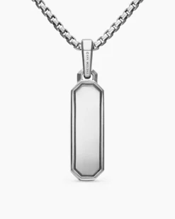 Honor Amulet Sterling Silver with 14K Yellow Gold, 27mm