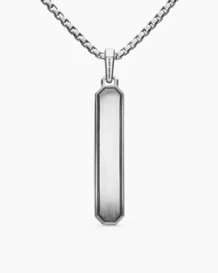 Integrity Amulet Sterling Silver with 14K Yellow Gold, 43mm
