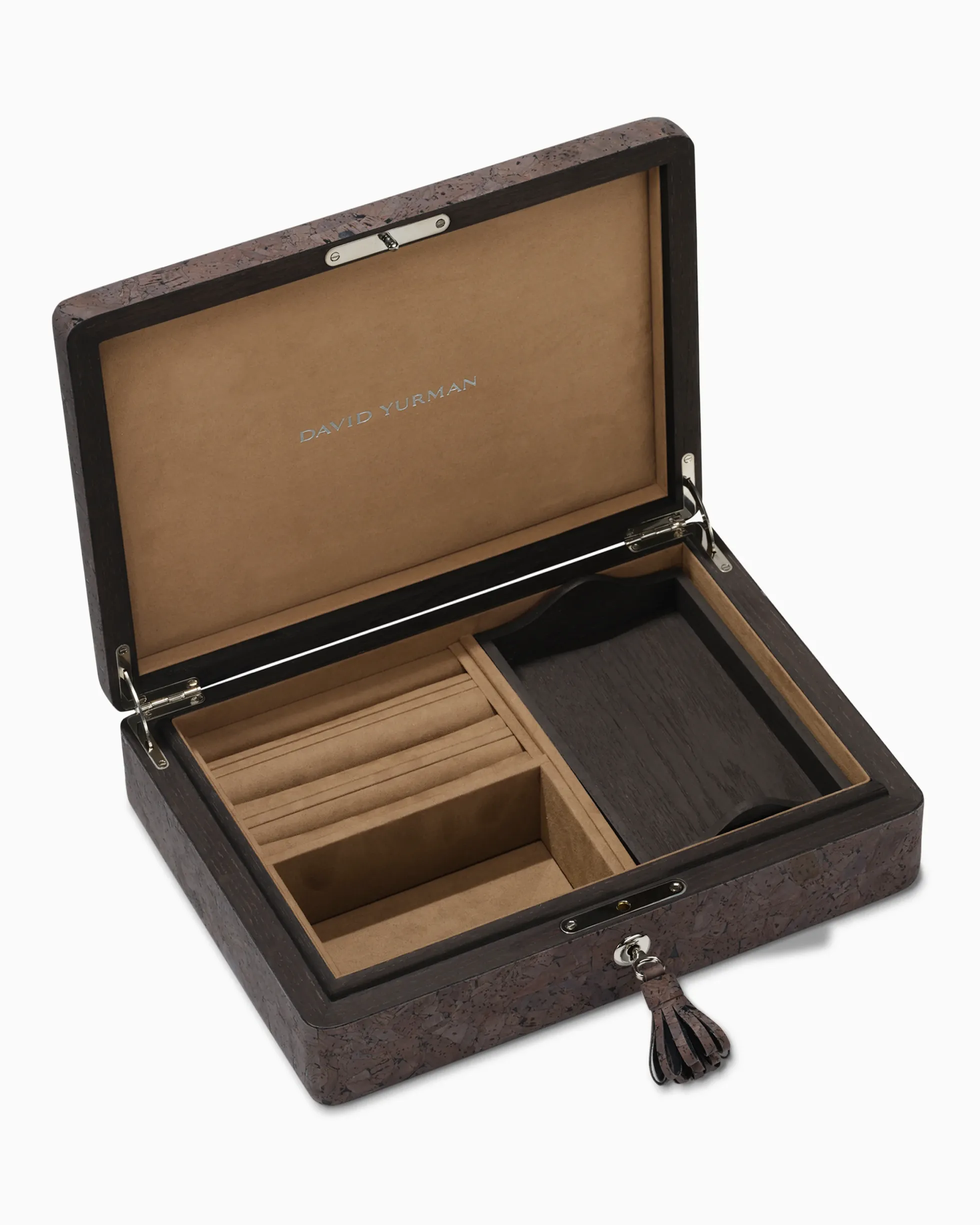 Jewelry Box Dark Brown Cork