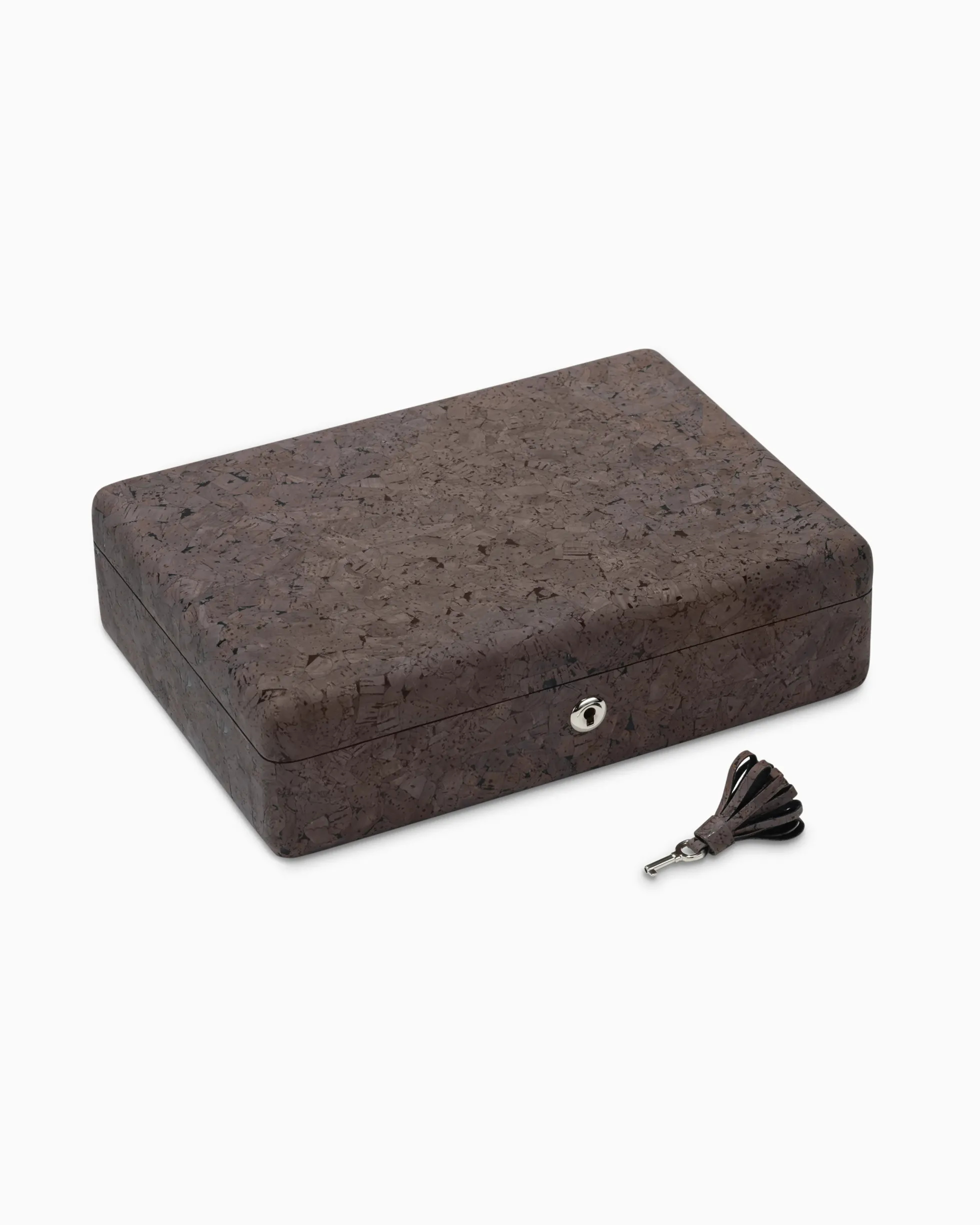 Jewelry Box Dark Brown Cork