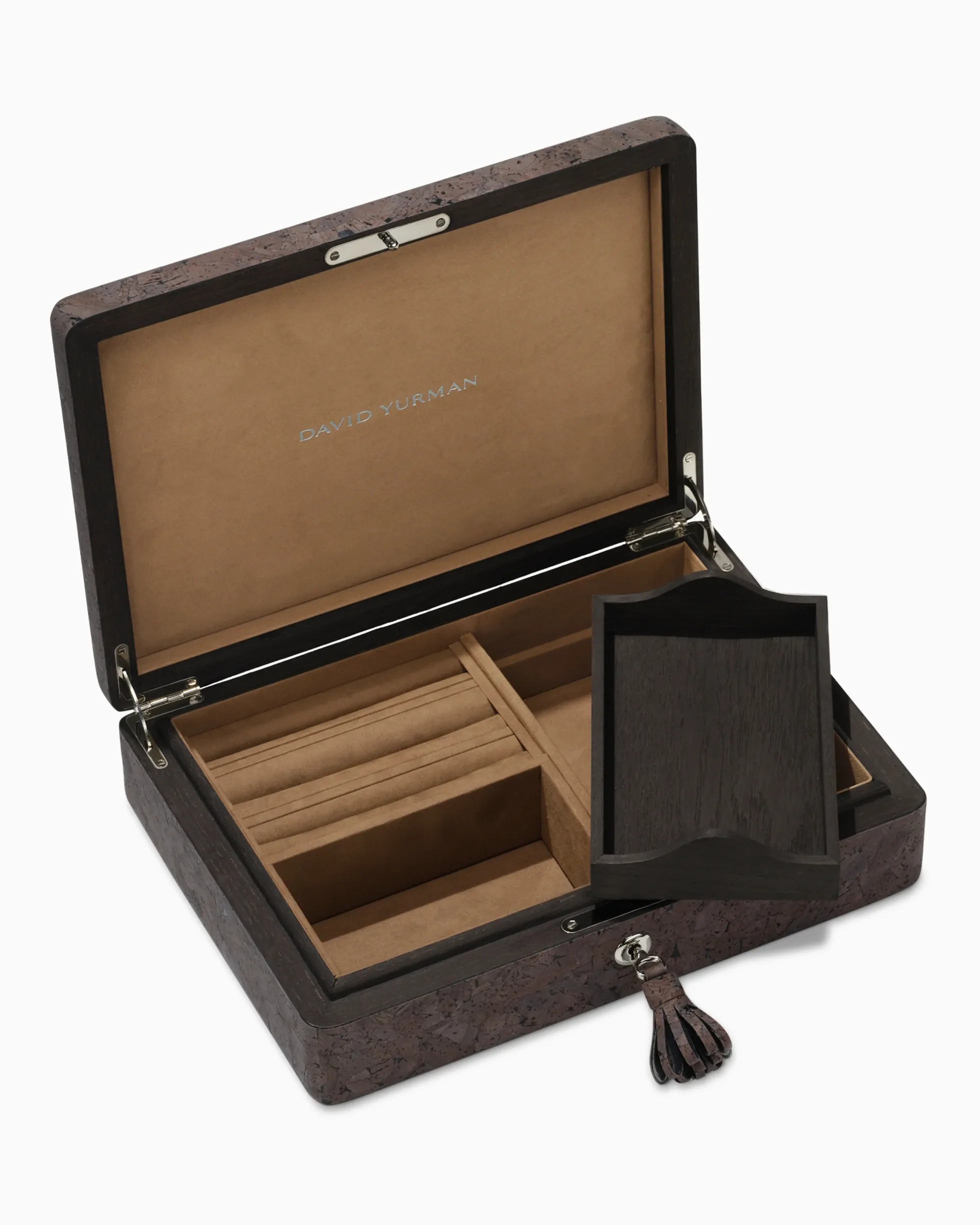 Jewelry Box Dark Brown Cork