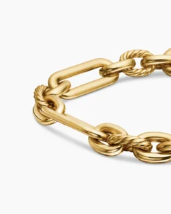 Lexington Chain Bracelet 18K Yellow Gold, 9.8mm