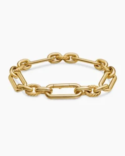 Lexington Chain Bracelet 18K Yellow Gold, 9.8mm