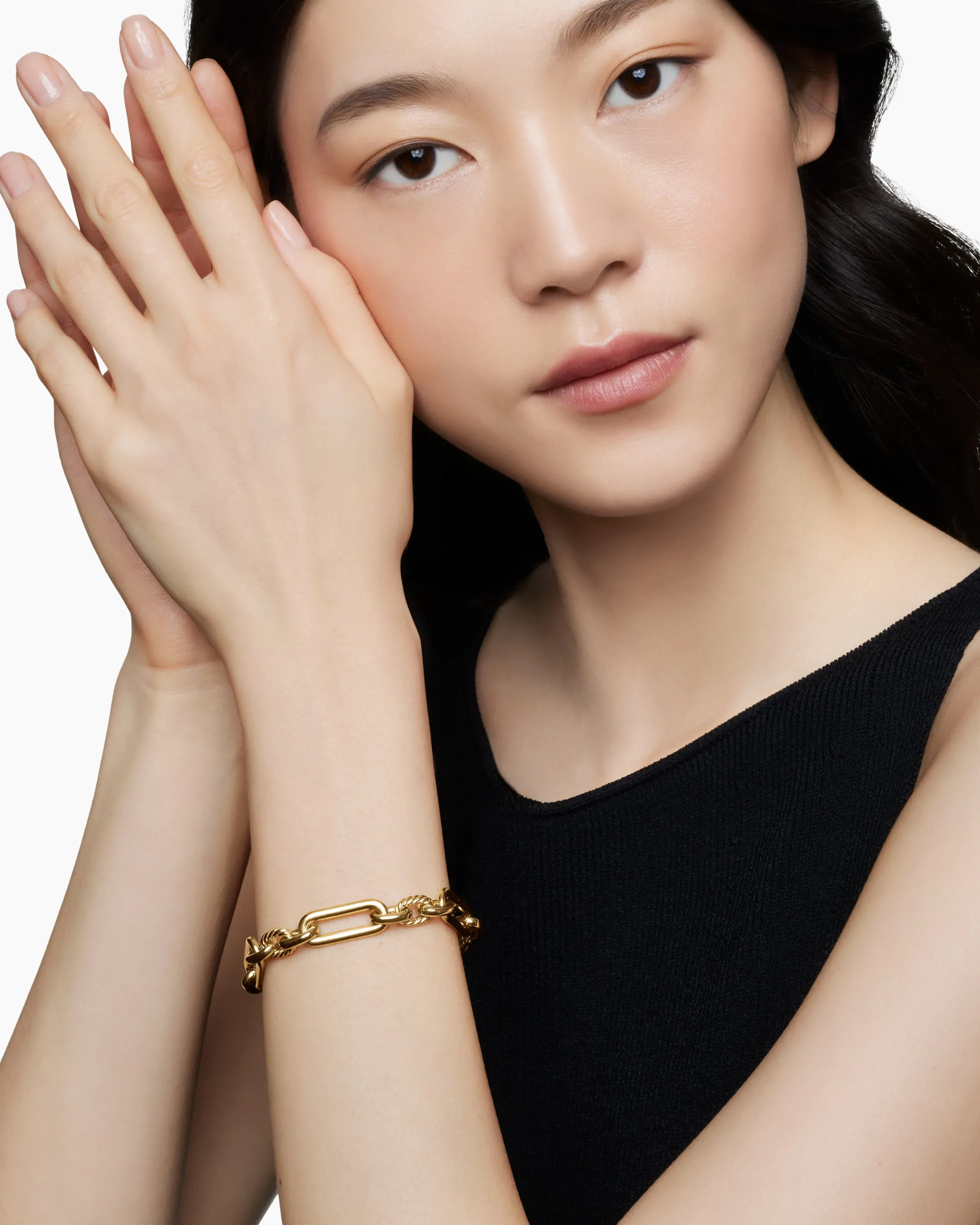 Lexington Chain Bracelet 18K Yellow Gold, 9.8mm