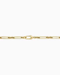 Lexington Chain Necklace 18K Yellow Gold, 4.5mm