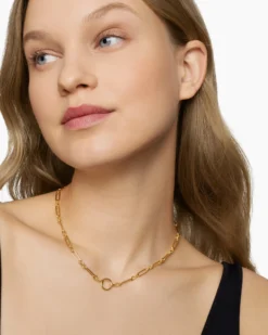 Lexington Chain Necklace 18K Yellow Gold, 4.5mm