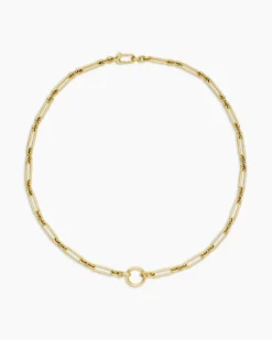 Lexington Chain Necklace 18K Yellow Gold, 4.5mm