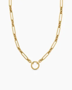 Lexington Chain Necklace 18K Yellow Gold, 4.5mm
