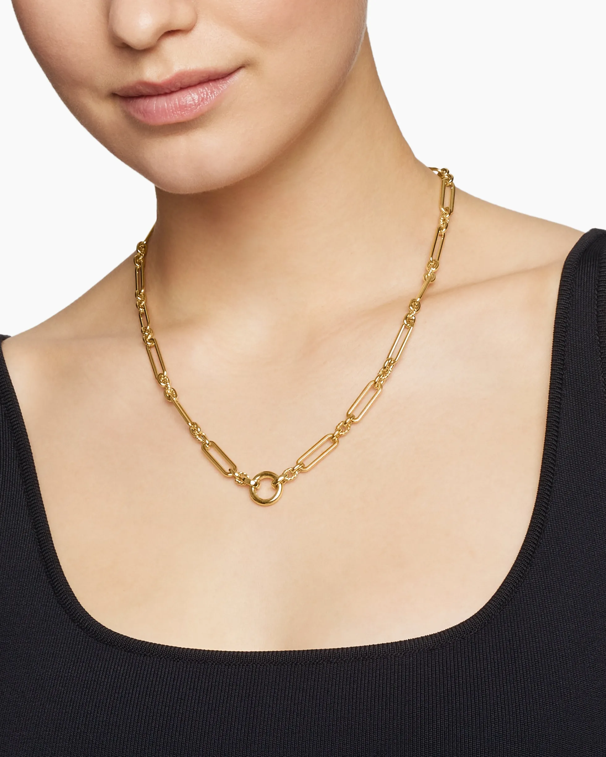Lexington Chain Necklace 18K Yellow Gold, 6.5mm