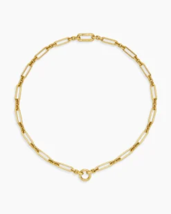 Lexington Chain Necklace 18K Yellow Gold, 6.5mm
