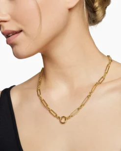Lexington Chain Necklace 18K Yellow Gold, 6.5mm