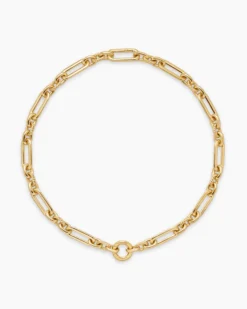 Lexington Chain Necklace 18K Yellow Gold, 9.8mm