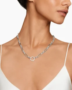 Lexington Chain Necklace Sterling Silver, 7mm