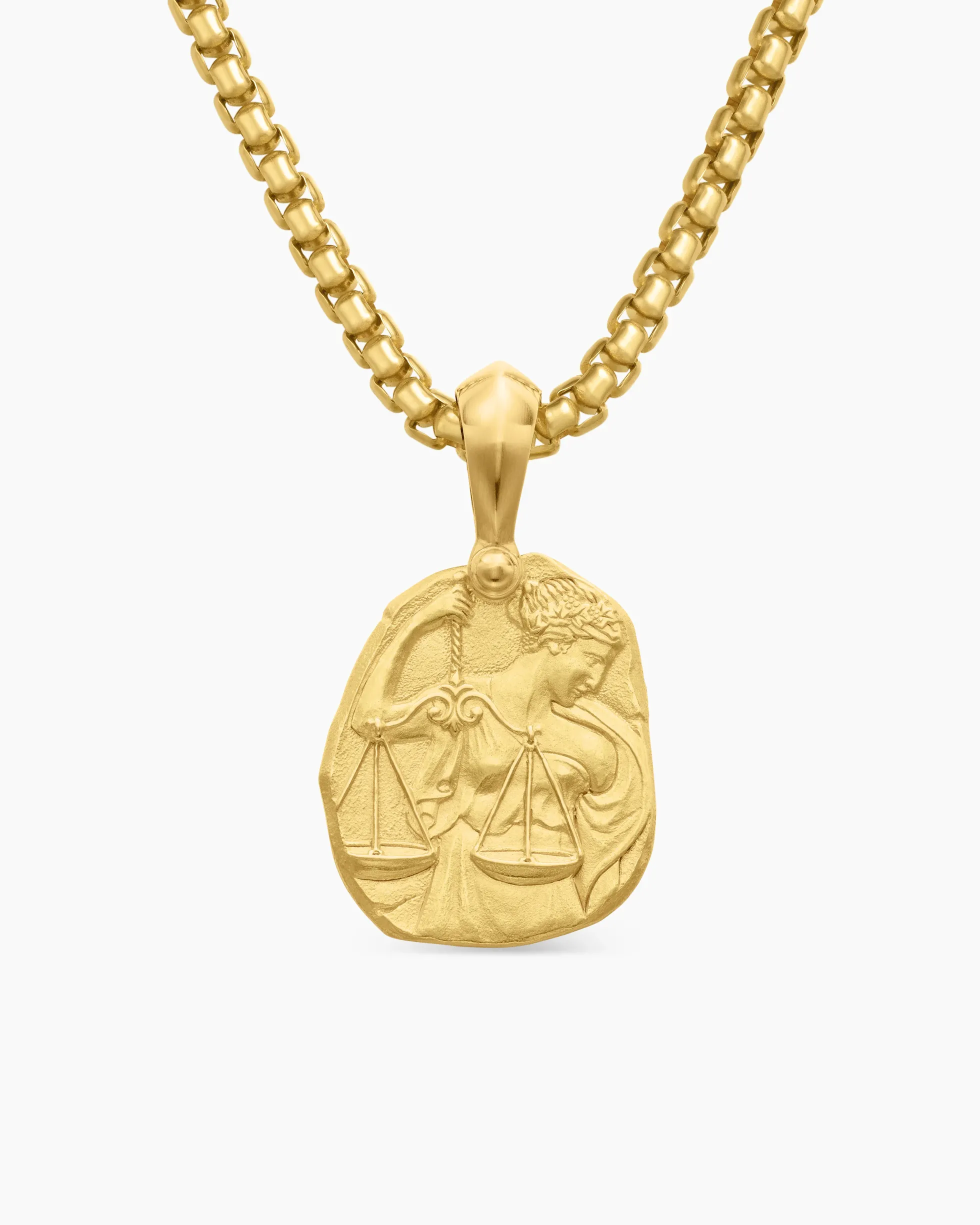 Libra Amulet 18K Yellow Gold, 17mm