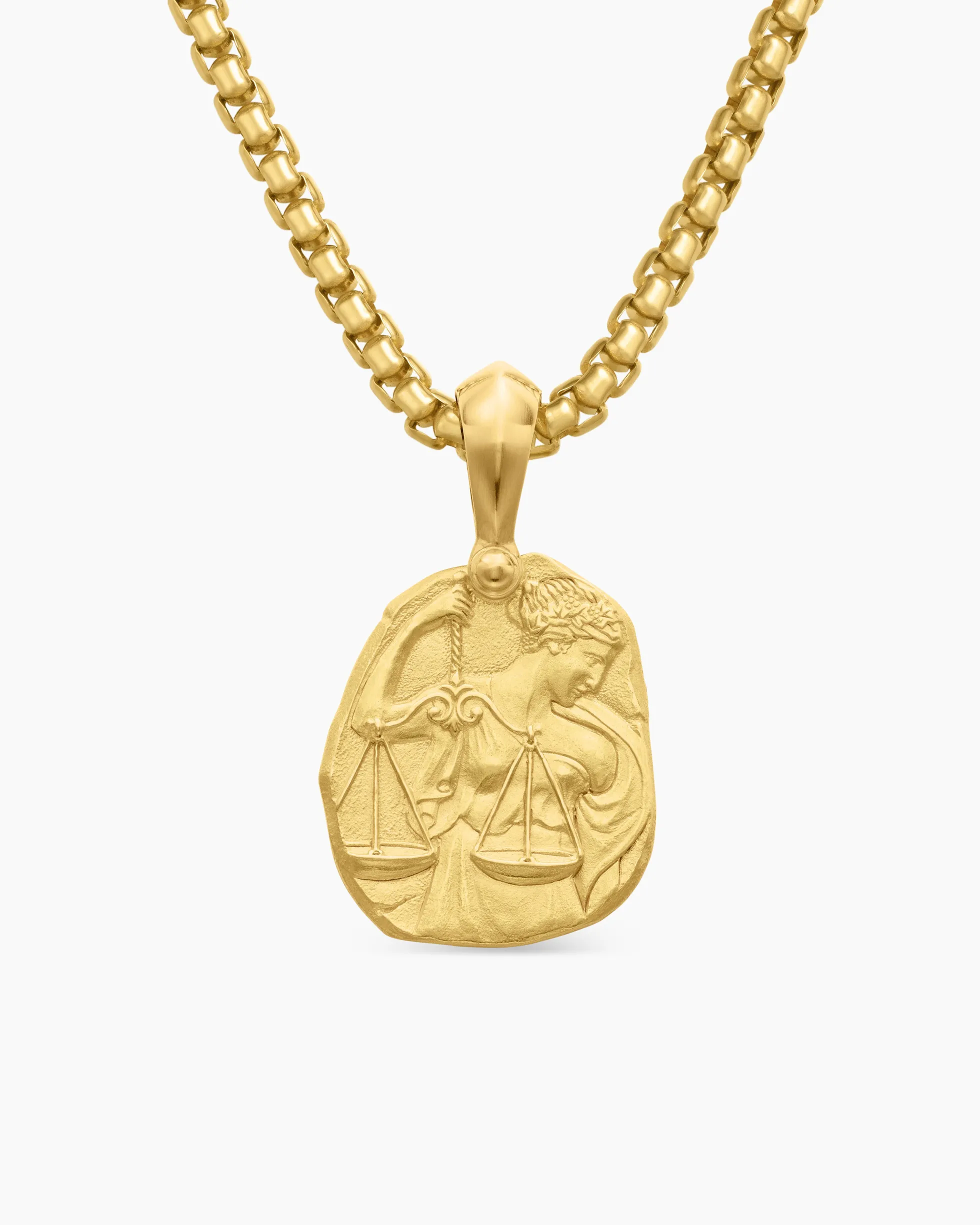 Libra Amulet 18K Yellow Gold, 17mm