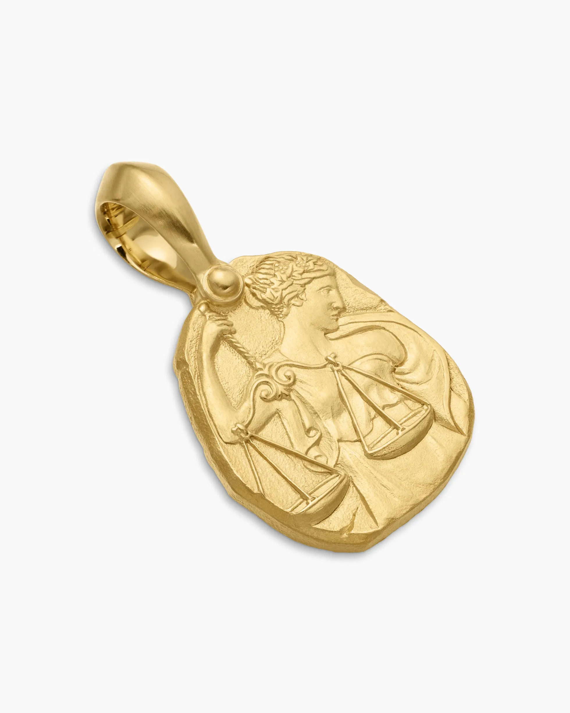 Libra Amulet 18K Yellow Gold, 17mm