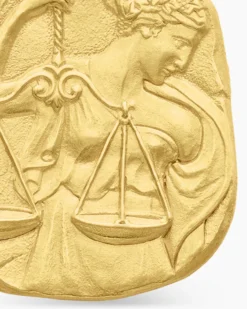 Libra Amulet 18K Yellow Gold, 17mm