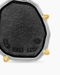 Libra Amulet Sterling Silver with 18K Yellow Gold, 23mm