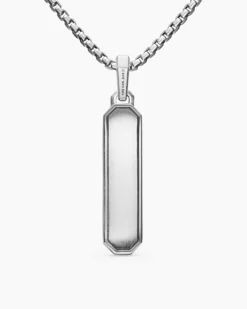 Loyalty Amulet Sterling Silver with 14K Yellow Gold, 35mm