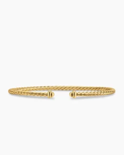 Micro Cablespira® Flex Bracelet 18K Yellow Gold, 2.6mm