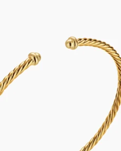 Micro Cablespira® Flex Bracelet 18K Yellow Gold, 2.6mm