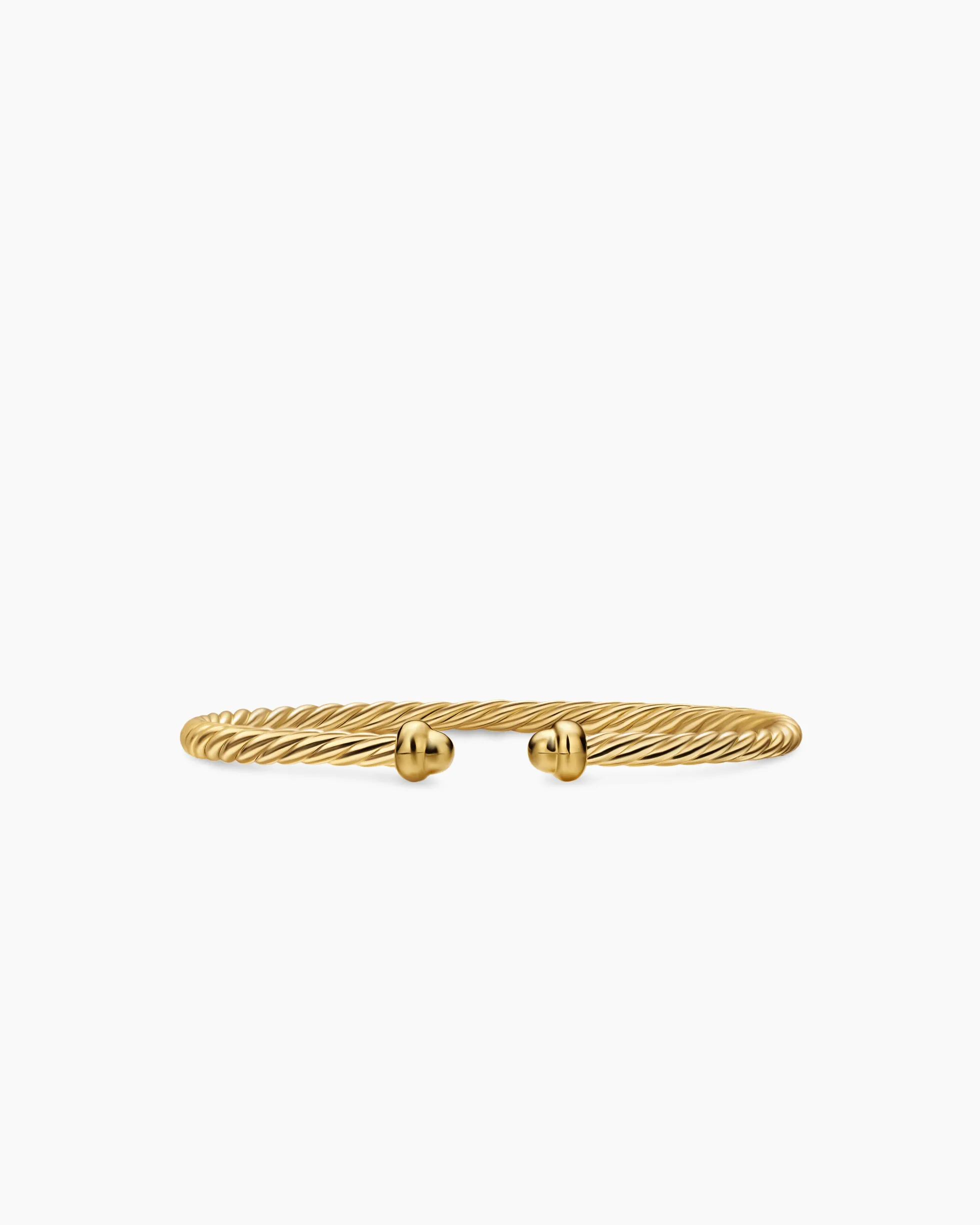 Micro Cablespira® Flex Teen Bracelet 18K Yellow Gold, 2.6mm