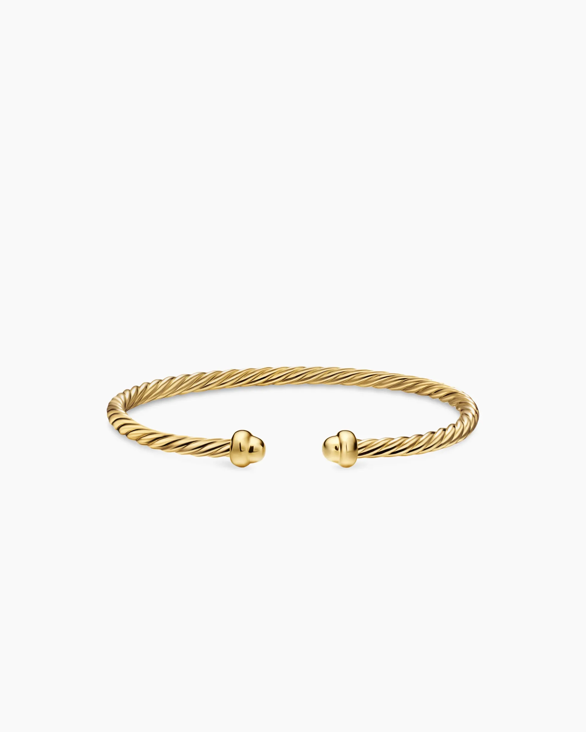 Micro Cablespira® Flex Teen Bracelet 18K Yellow Gold, 2.6mm