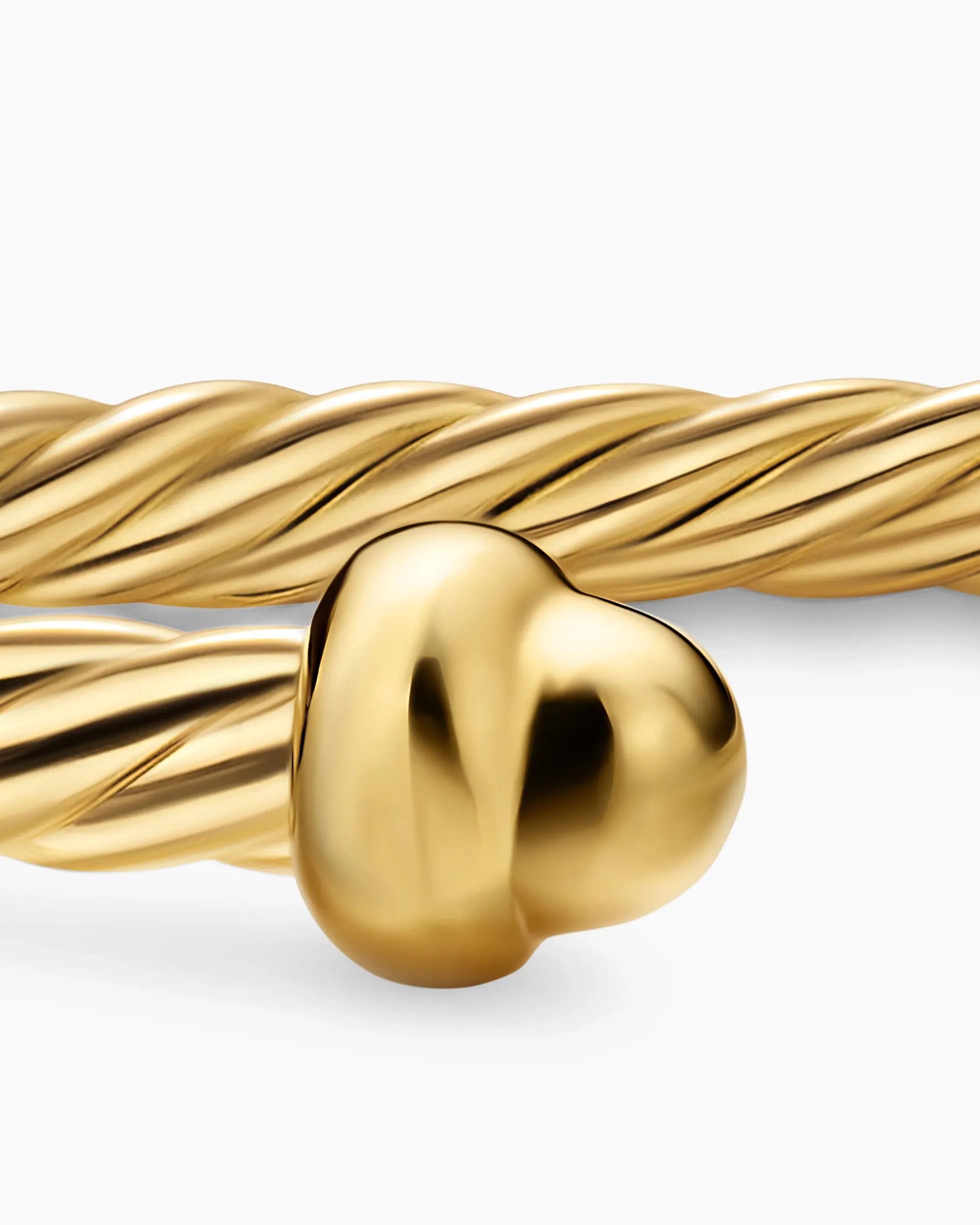 Micro Cablespira® Flex Teen Bracelet 18K Yellow Gold, 2.6mm